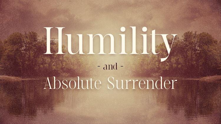 Humility and Submission